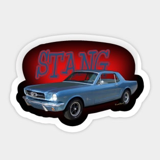 65 Mustang Coupe Sticker